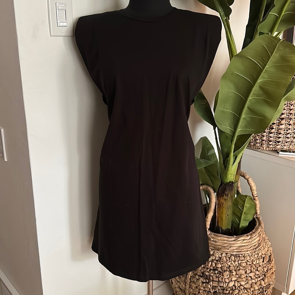 Zara shoulder pad dress - Large